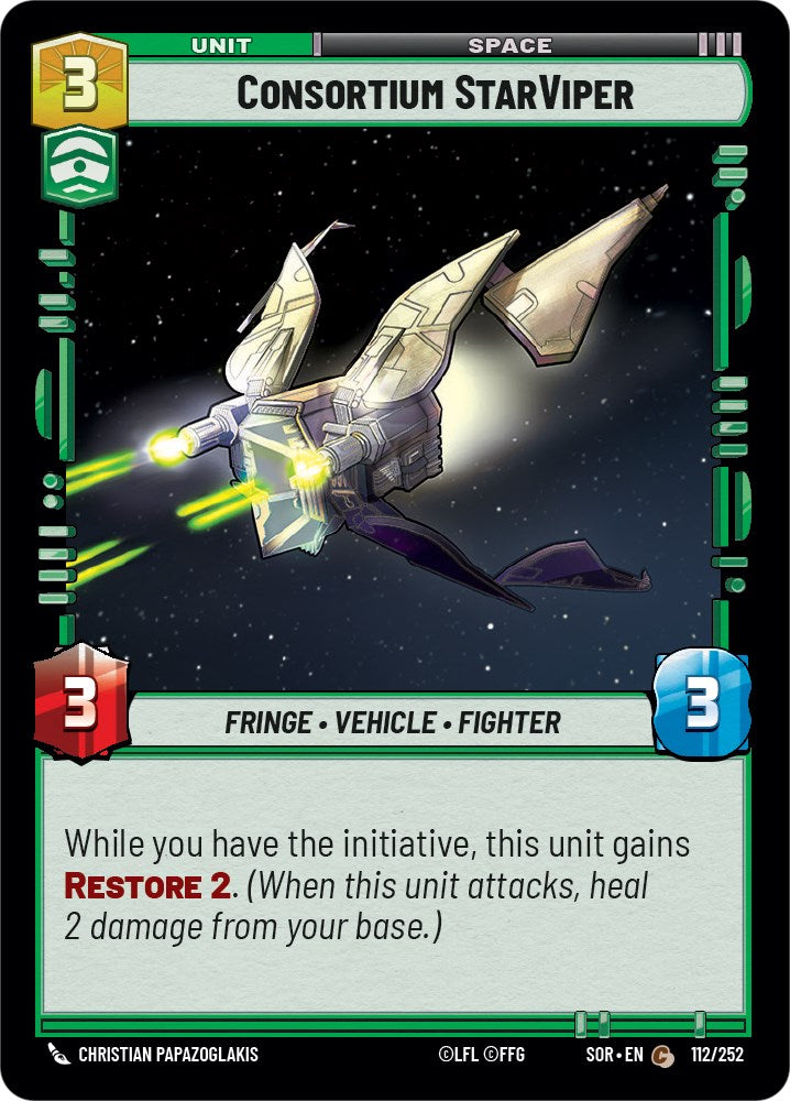 Consortium StarViper (112/252) [Spark of Rebellion] | Fandemonia Ltd
