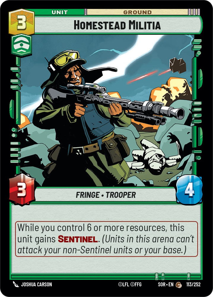Homestead Militia (113/252) [Spark of Rebellion] | Fandemonia Ltd