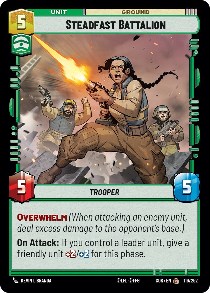 Steadfast Battalion (116/252) [Spark of Rebellion] | Fandemonia Ltd