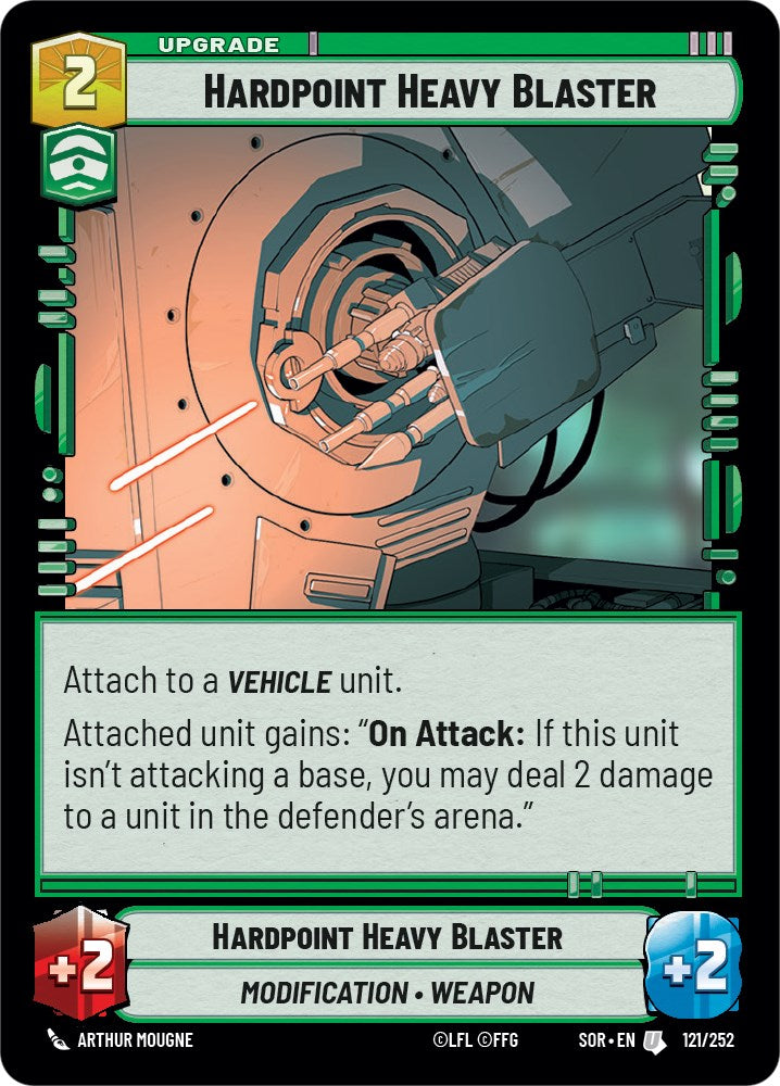 Hardpoint Heavy Blaster (121/252) [Spark of Rebellion] | Fandemonia Ltd