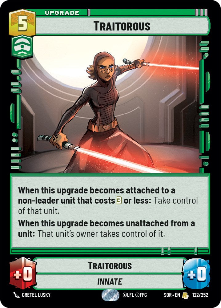 Traitorous (122/252) [Spark of Rebellion] | Fandemonia Ltd