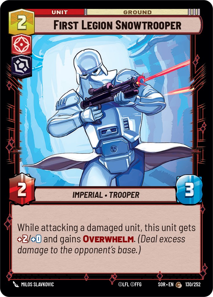 First Legion Snowtrooper (130/252) [Spark of Rebellion] | Fandemonia Ltd