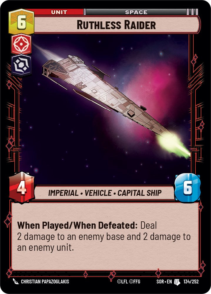 Ruthless Raider (134/252) [Spark of Rebellion] | Fandemonia Ltd