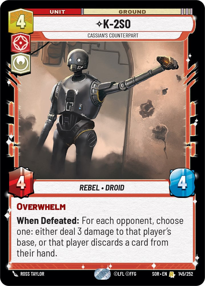 K-2SO - Cassian's Counterpart (145/252) [Spark of Rebellion] | Fandemonia Ltd