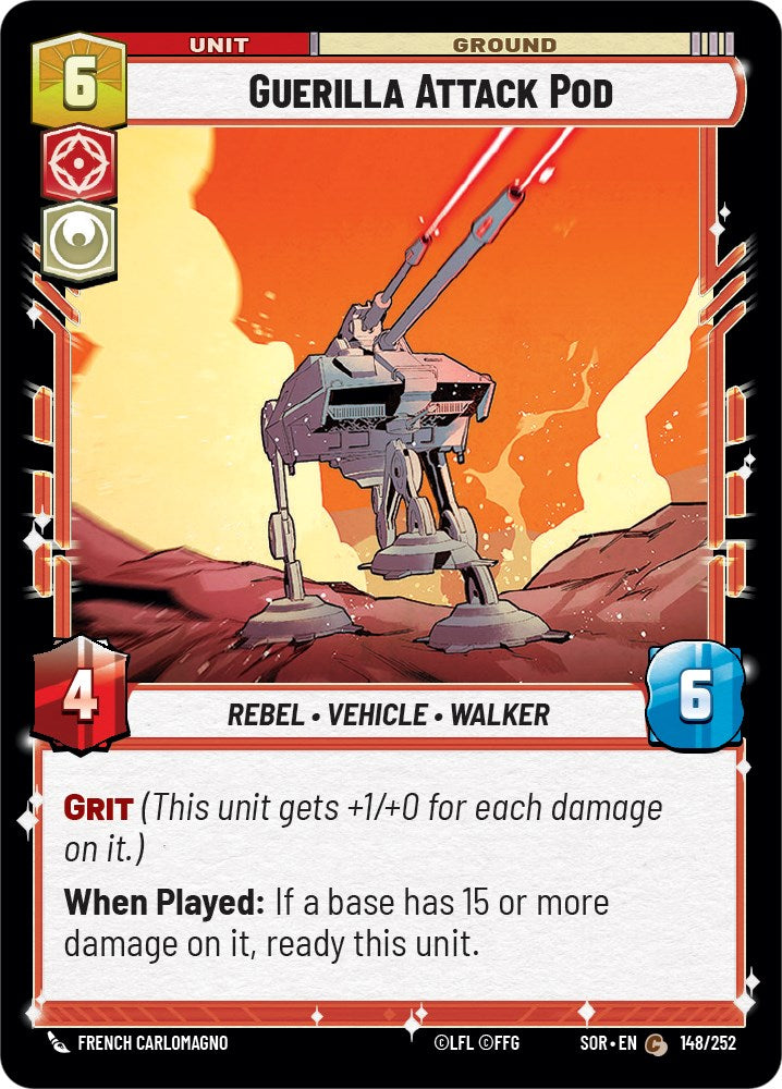 Guerilla Attack Pod (148/252) [Spark of Rebellion] | Fandemonia Ltd