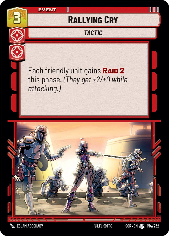 Rallying Cry (154/252) [Spark of Rebellion] | Fandemonia Ltd