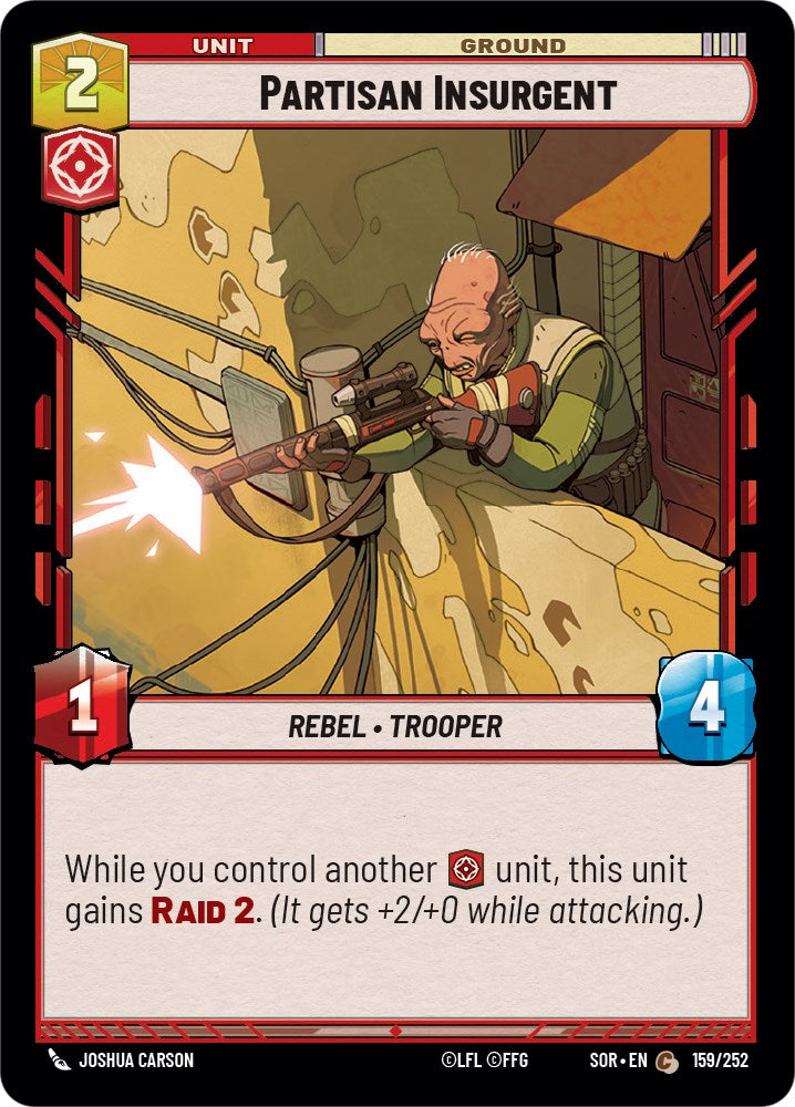 Partisan Insurgent (159/252) [Spark of Rebellion] | Fandemonia Ltd