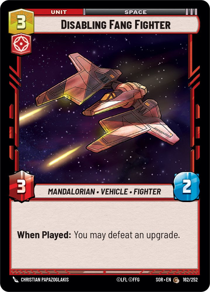 Disabling Fang Fighter (162/252) [Spark of Rebellion] | Fandemonia Ltd