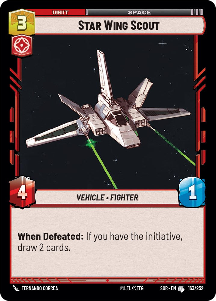 Star Wing Scout (163/252) [Spark of Rebellion] | Fandemonia Ltd
