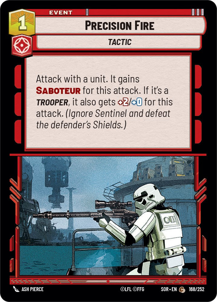 Precision Fire (168/252) [Spark of Rebellion] | Fandemonia Ltd