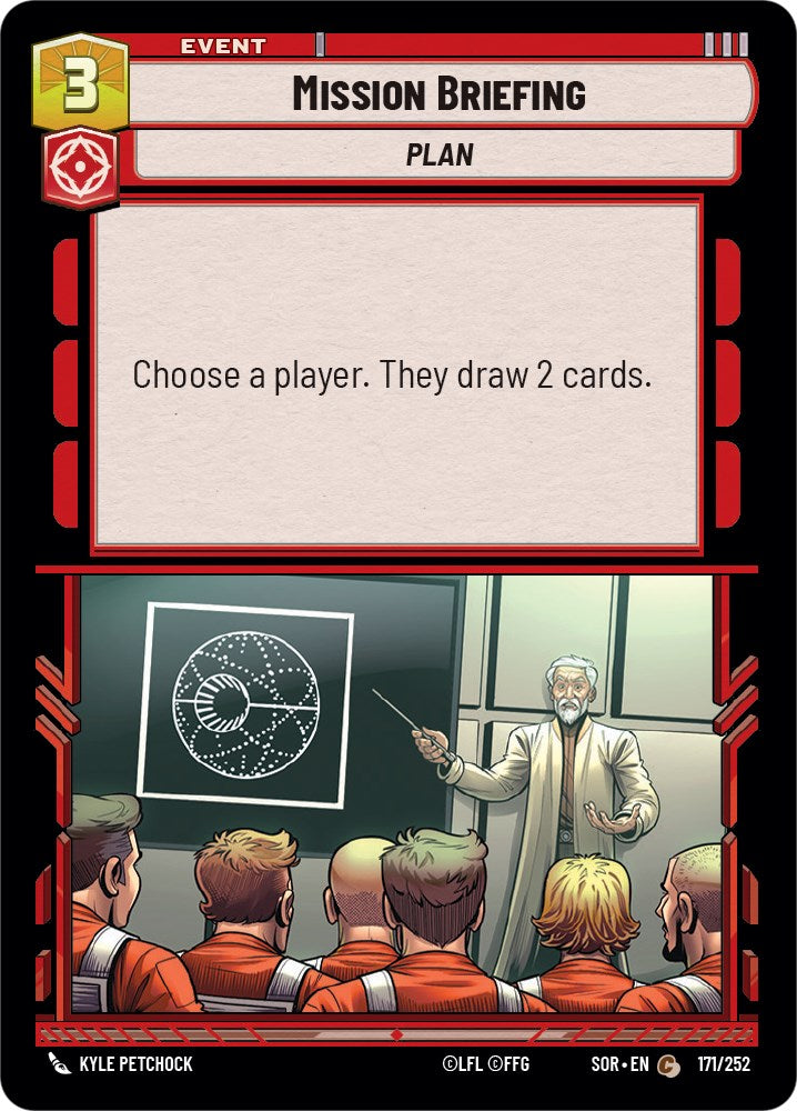 Mission Briefing (171/252) [Spark of Rebellion] | Fandemonia Ltd