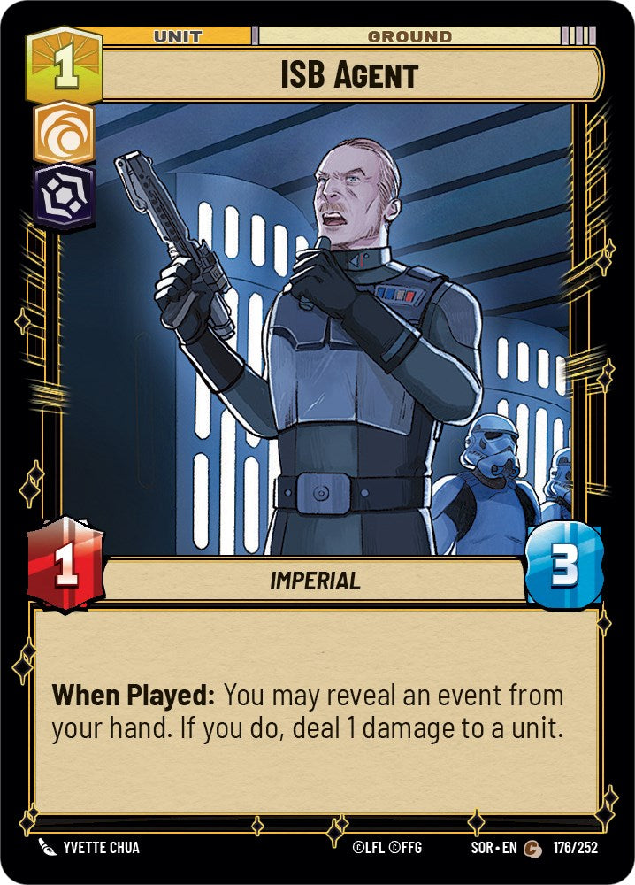 ISB Agent (176/252) [Spark of Rebellion] | Fandemonia Ltd