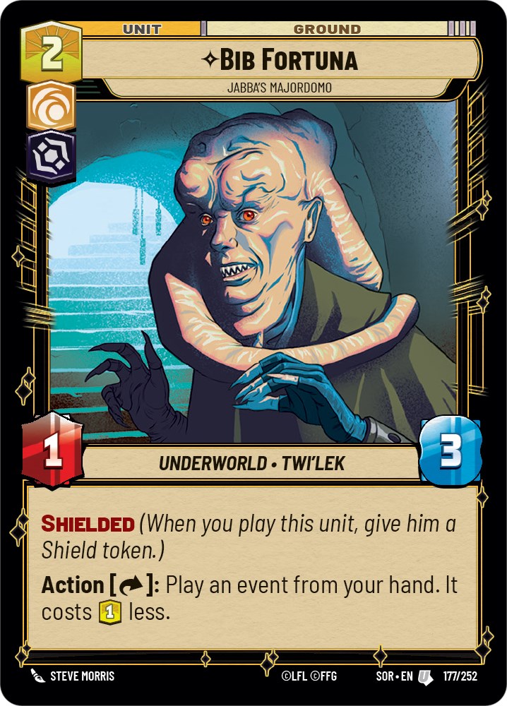Bib Fortuna - Jabba's Majordomo (177/252) [Spark of Rebellion] | Fandemonia Ltd