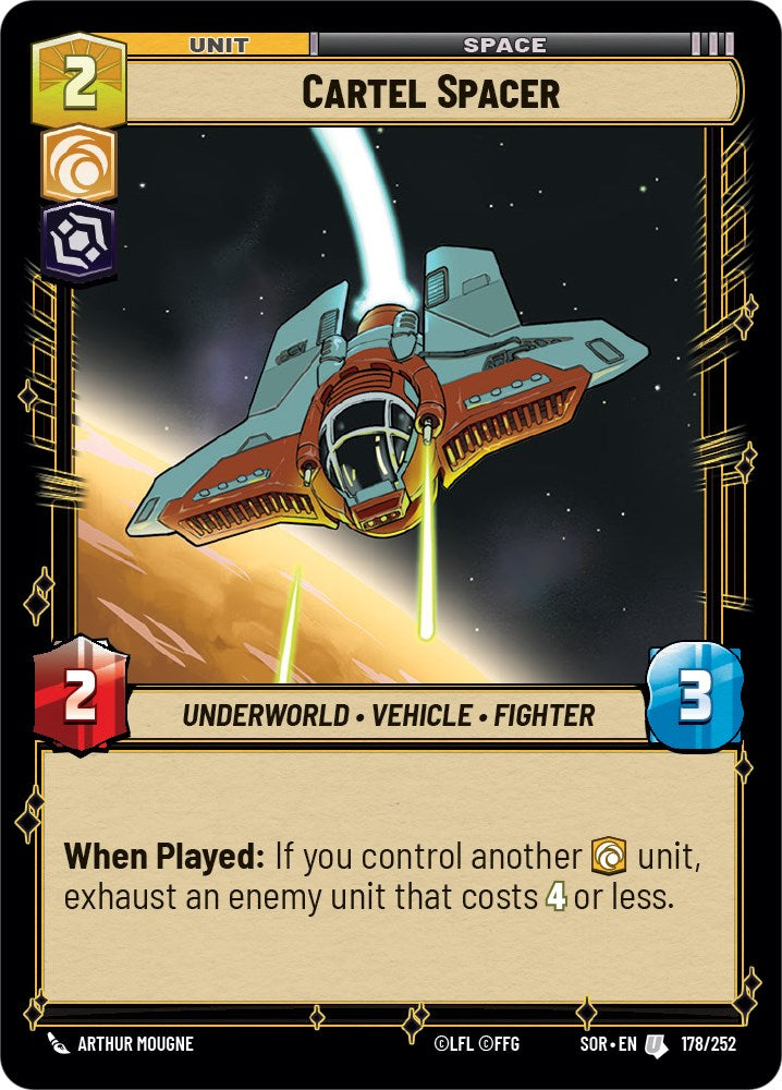 Cartel Spacer (178/252) [Spark of Rebellion] | Fandemonia Ltd