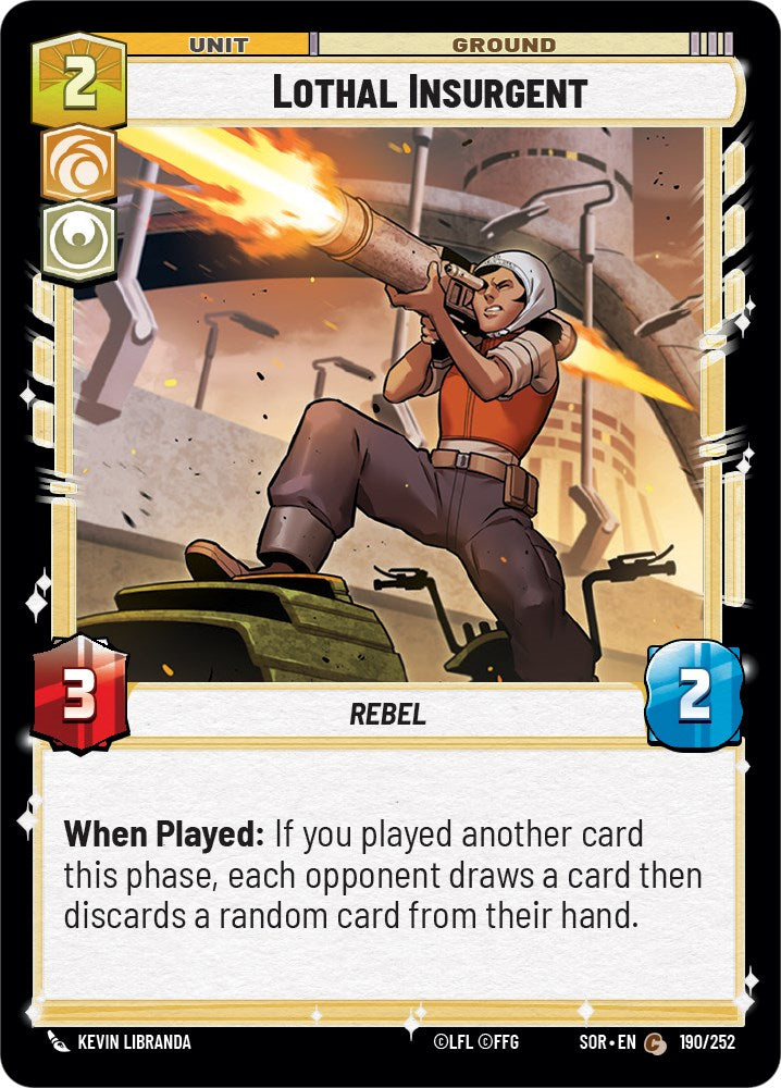 Lothal Insurgent (190/252) [Spark of Rebellion] | Fandemonia Ltd
