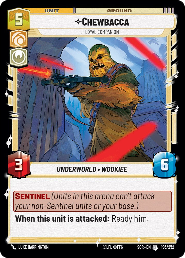 Chewbacca - Loyal Companion (196/252) [Spark of Rebellion] | Fandemonia Ltd
