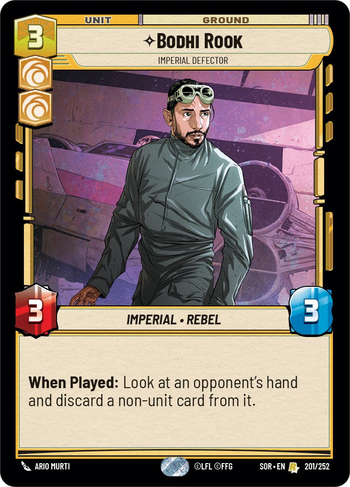 Bodhi Rook - Imperial Defector (201/252) [Spark of Rebellion] | Fandemonia Ltd