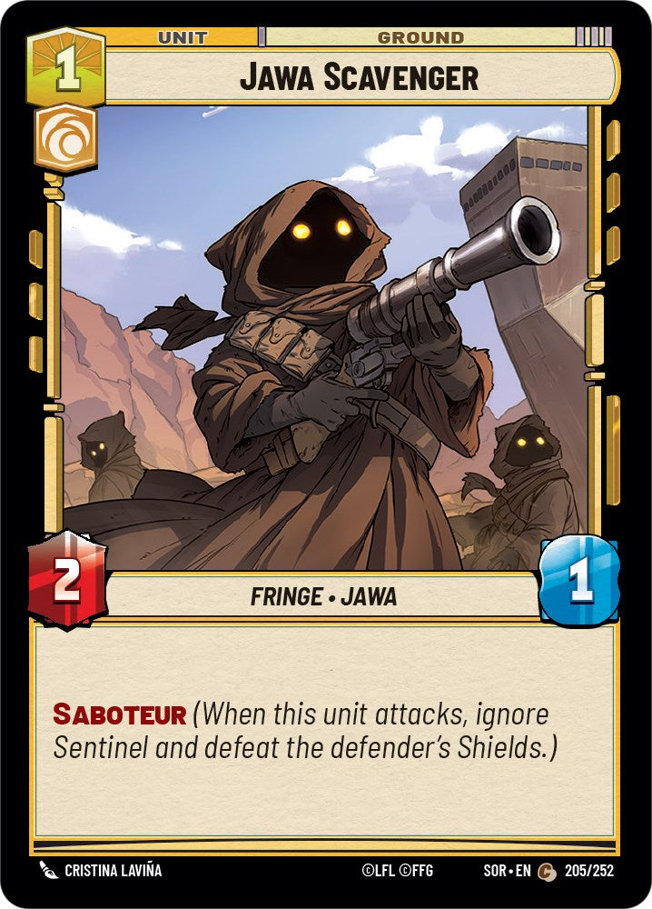 Jawa Scavenger (205/252) [Spark of Rebellion] | Fandemonia Ltd