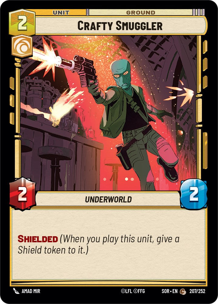 Crafty Smuggler (207/252) [Spark of Rebellion] | Fandemonia Ltd