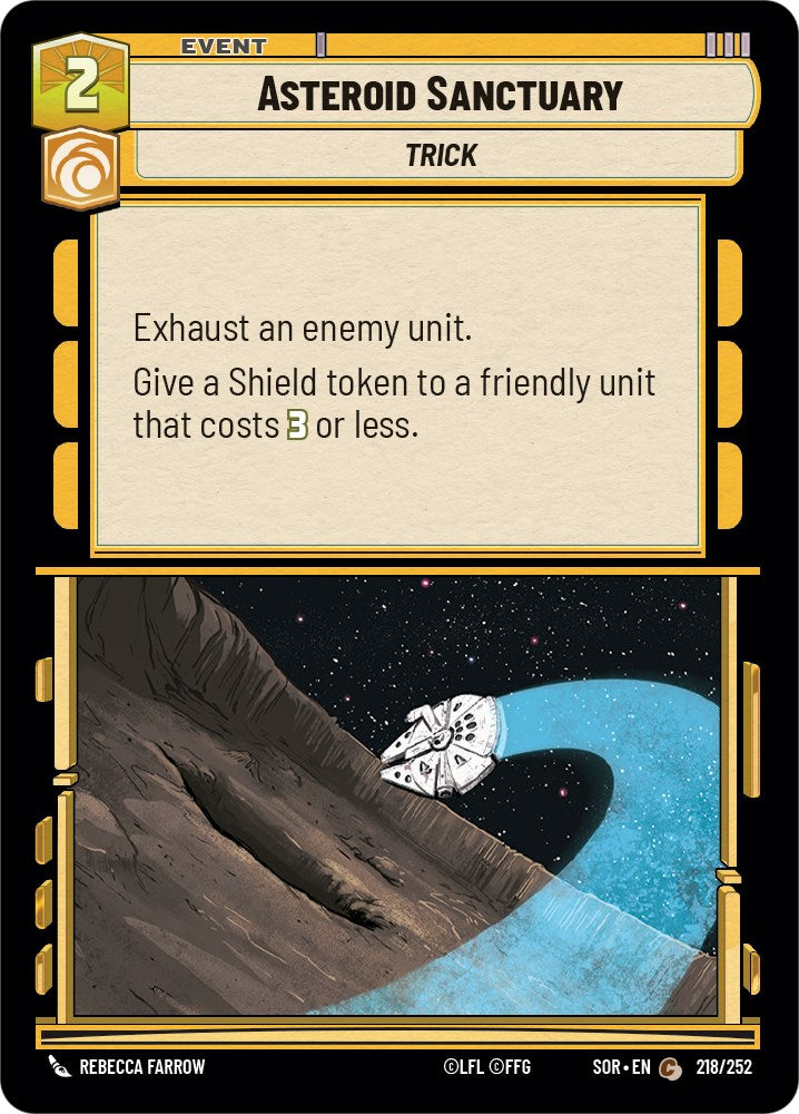 Asteroid Sanctuary (218/252) [Spark of Rebellion] | Fandemonia Ltd