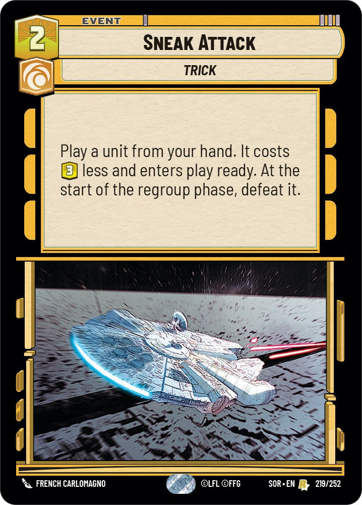Sneak Attack (219/252) [Spark of Rebellion] | Fandemonia Ltd