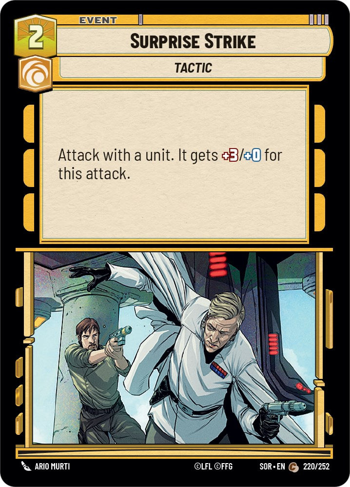 Surprise Strike (220/252) [Spark of Rebellion] | Fandemonia Ltd