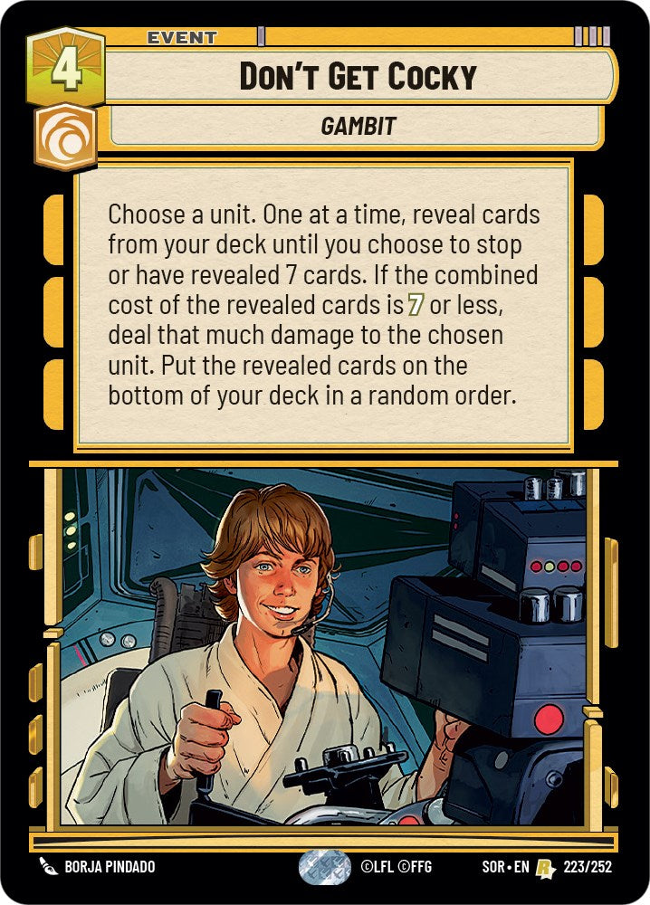 Don't Get Cocky (223/252) [Spark of Rebellion] | Fandemonia Ltd