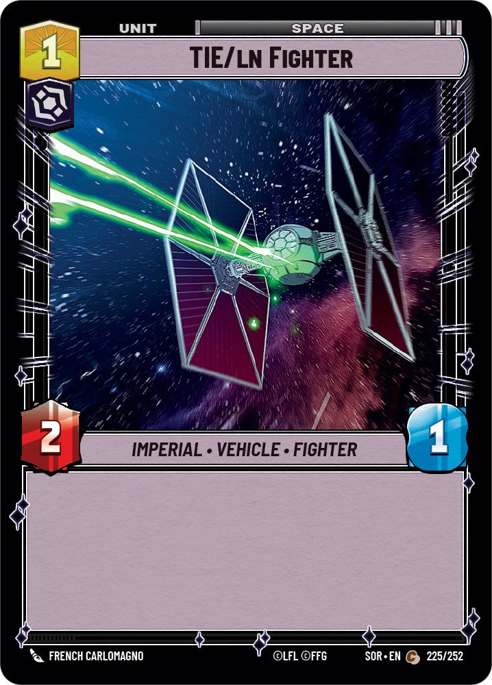 TIE/ln Fighter (225/252) [Spark of Rebellion] | Fandemonia Ltd