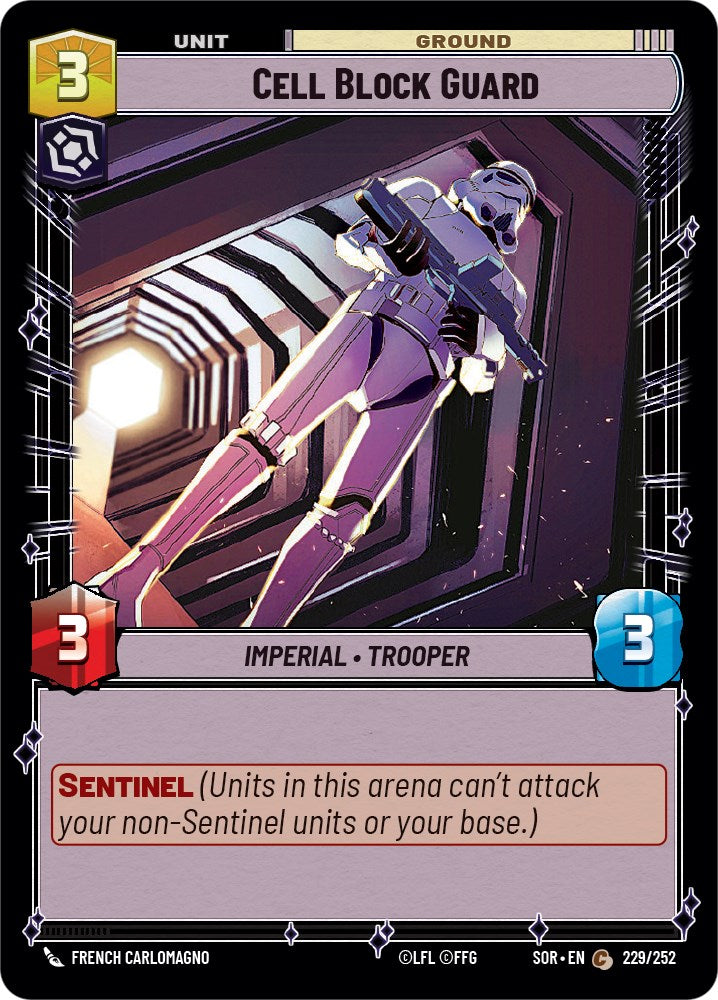 Cell Block Guard (229/252) [Spark of Rebellion] | Fandemonia Ltd