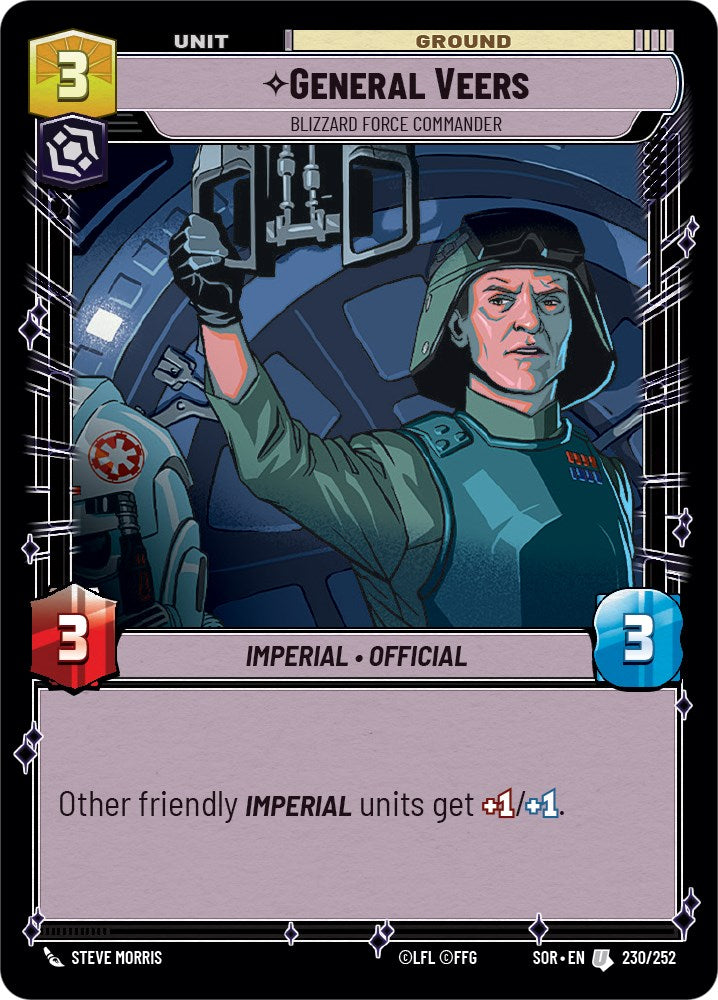 General Veers - Blizzard Force Commander (230/252) [Spark of Rebellion] | Fandemonia Ltd