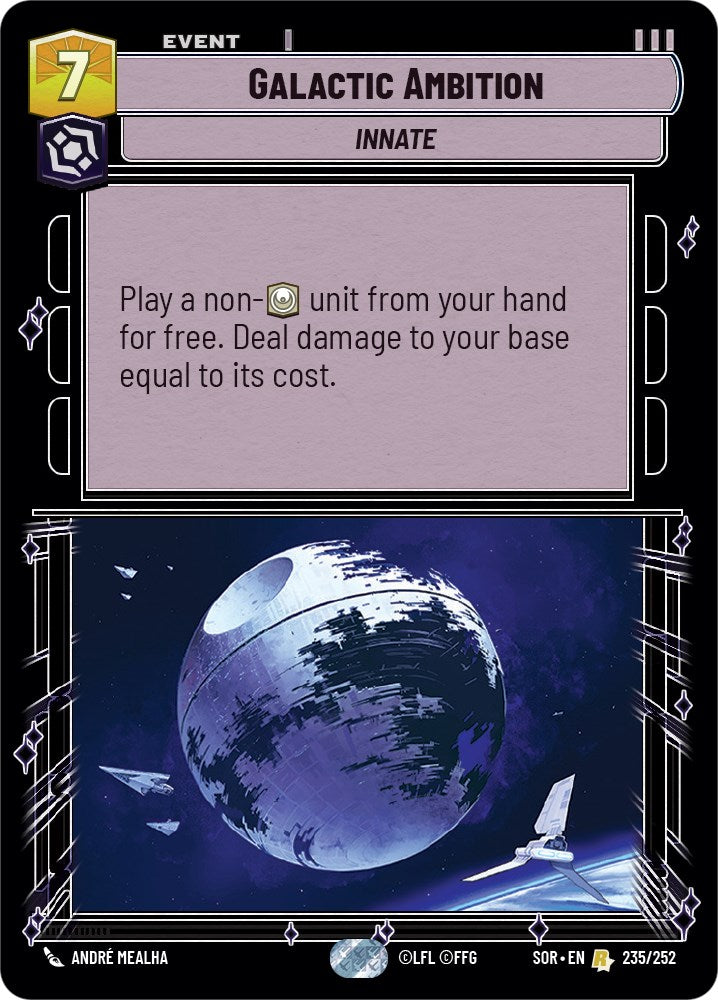 Galactic Ambition (235/252) [Spark of Rebellion] | Fandemonia Ltd