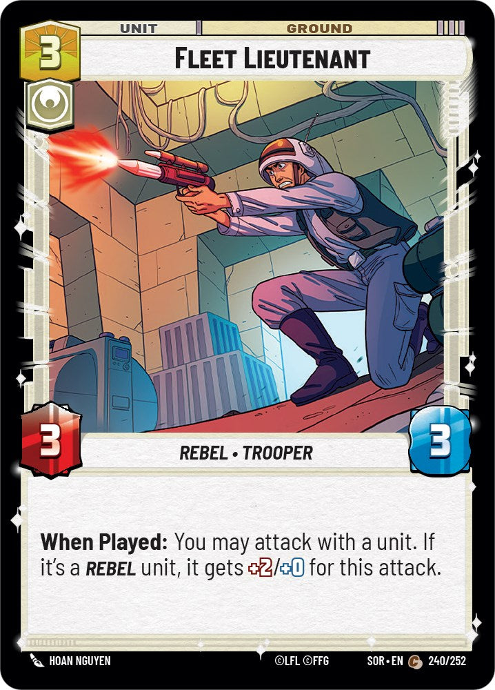 Fleet Lieutenant (240/252) [Spark of Rebellion] | Fandemonia Ltd
