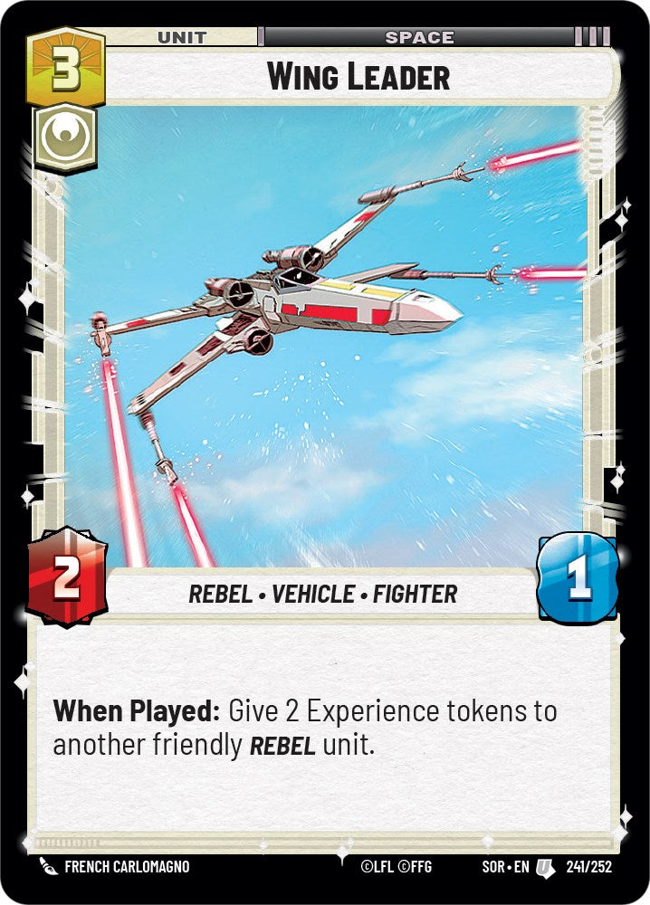 Wing Leader (241/252) [Spark of Rebellion] | Fandemonia Ltd