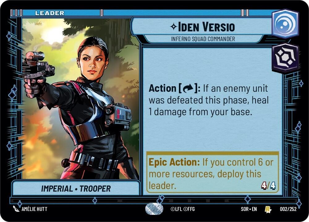 Iden Versio - Inferno Squad Commander (002/252) [Spark of Rebellion] | Fandemonia Ltd