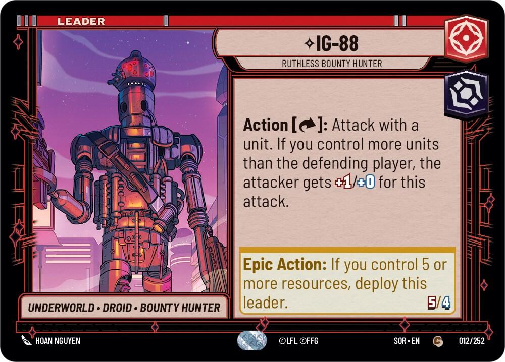 IG-88 - Ruthless Bounty Hunter (012/252) [Spark of Rebellion] | Fandemonia Ltd