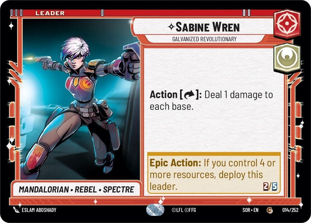 Sabine Wren - Galvanized Revolutionary (014/252) [Spark of Rebellion] | Fandemonia Ltd