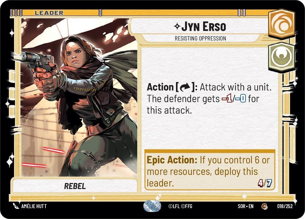 Jyn Erso - Resisting Oppression (018/252) [Spark of Rebellion] | Fandemonia Ltd