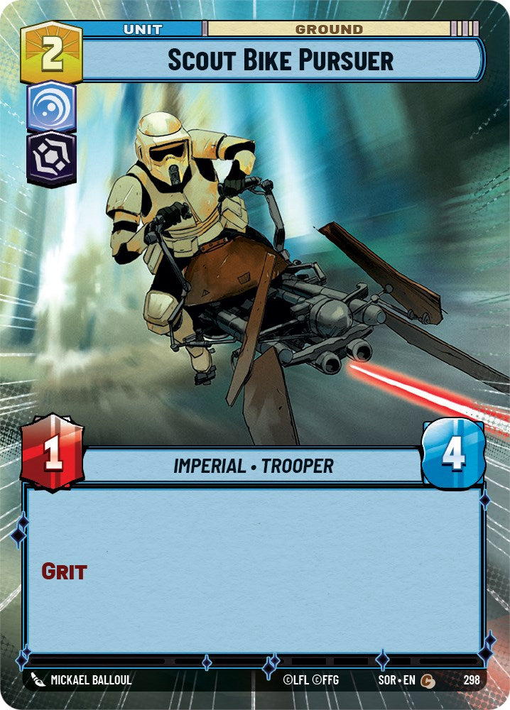 Scout Bike Pursuer (Hyperspace) (298) [Spark of Rebellion] | Fandemonia Ltd
