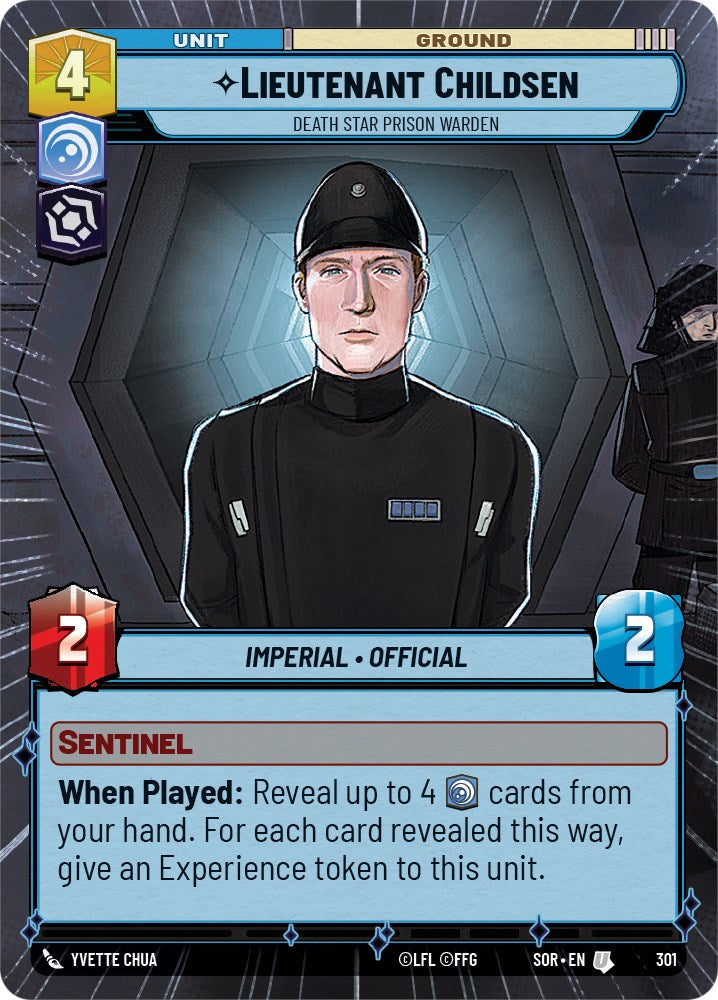 Lieutenant Childsen - Death Star Prison Warden (Hyperspace) (301) [Spark of Rebellion] | Fandemonia Ltd