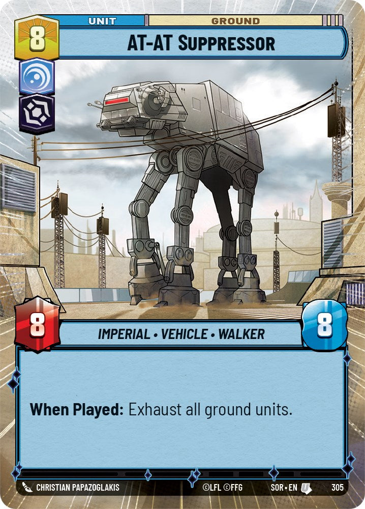 AT-AT Suppressor (Hyperspace) (305) [Spark of Rebellion] | Fandemonia Ltd