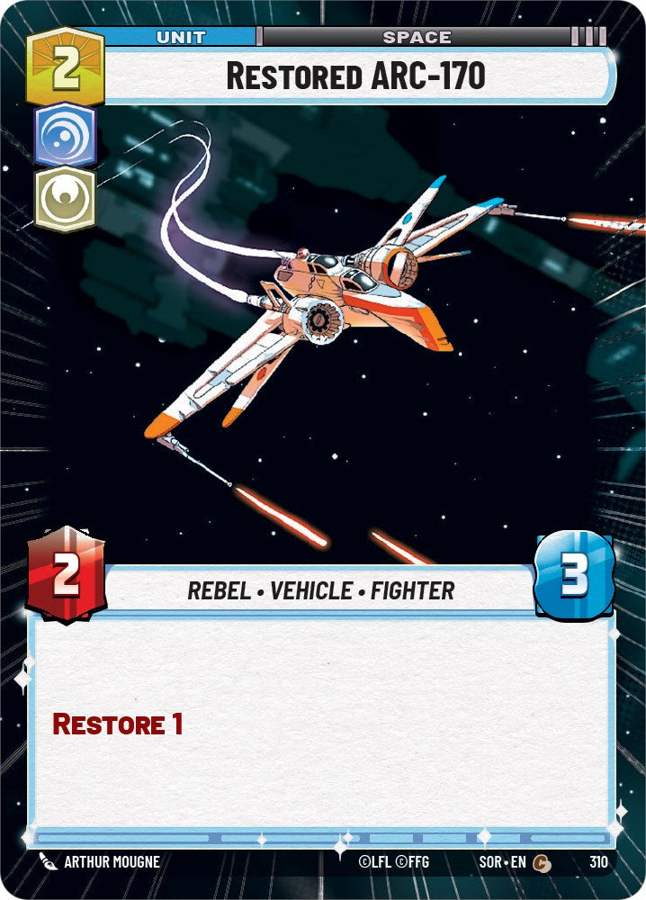 Restored ARC-170 (Hyperspace) (310) [Spark of Rebellion] | Fandemonia Ltd