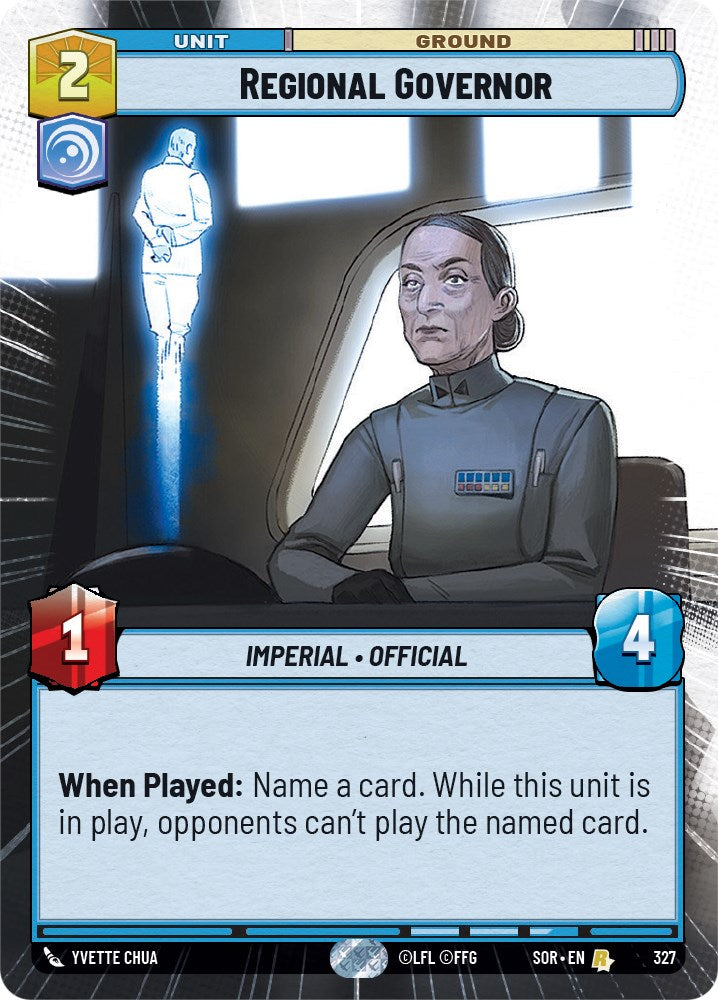 Regional Governor (Hyperspace) (327) [Spark of Rebellion] | Fandemonia Ltd