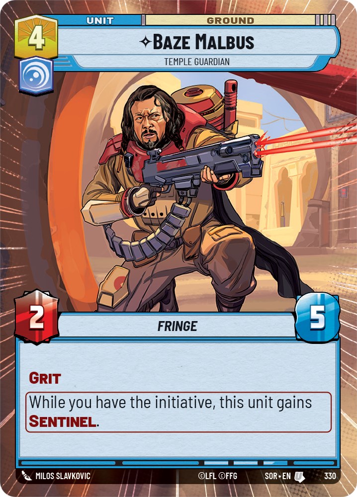 Baze Malbus - Temple Guardian (Hyperspace) (330) [Spark of Rebellion] | Fandemonia Ltd