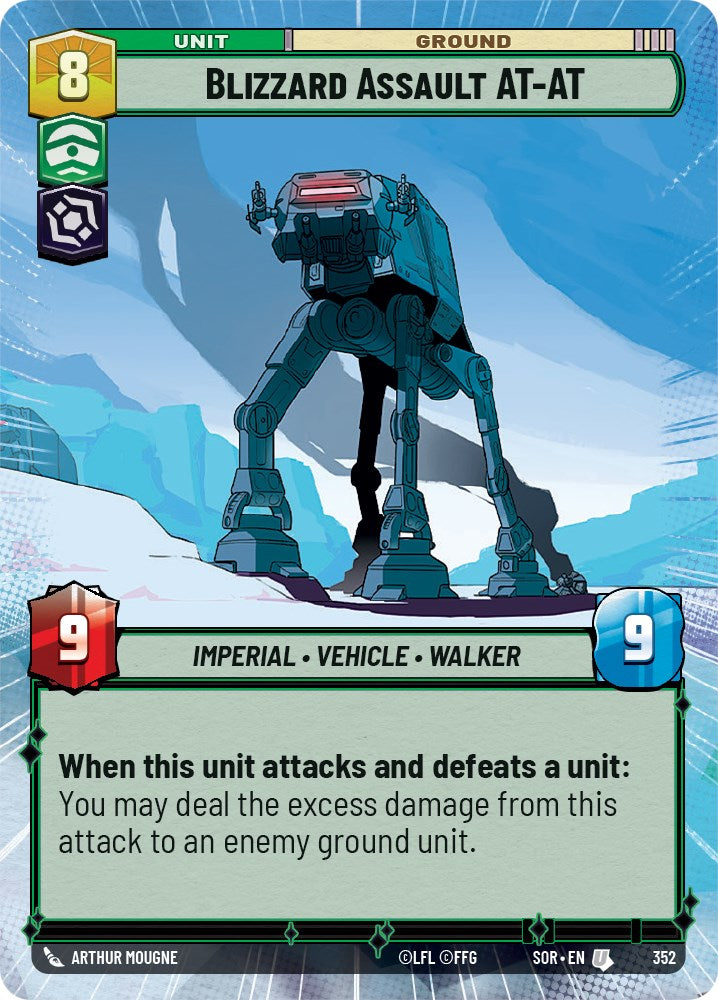 Blizzard Assault AT-AT (Hyperspace) (352) [Spark of Rebellion] | Fandemonia Ltd
