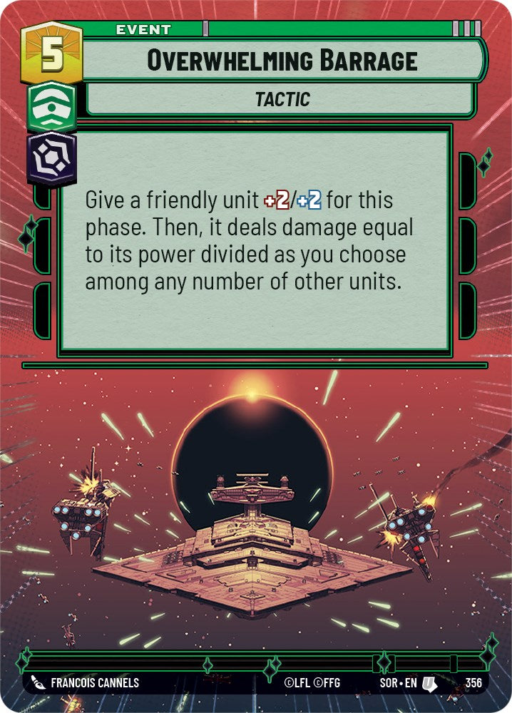 Overwhelming Barrage (Hyperspace) (356) [Spark of Rebellion] | Fandemonia Ltd