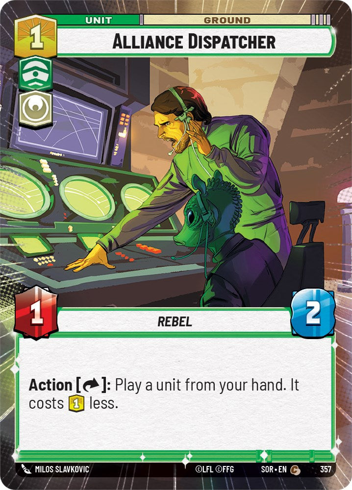 Alliance Dispatcher (Hyperspace) (357) [Spark of Rebellion] | Fandemonia Ltd