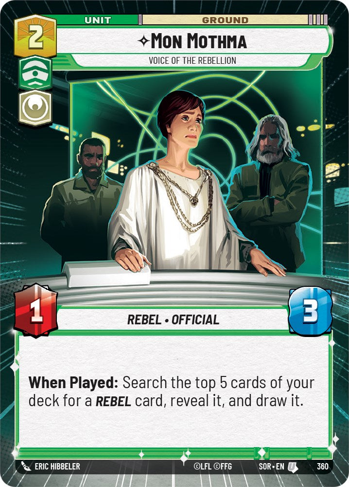 Mon Mothma - Voice of the Rebellion (Hyperspace) (360) [Spark of Rebellion] | Fandemonia Ltd