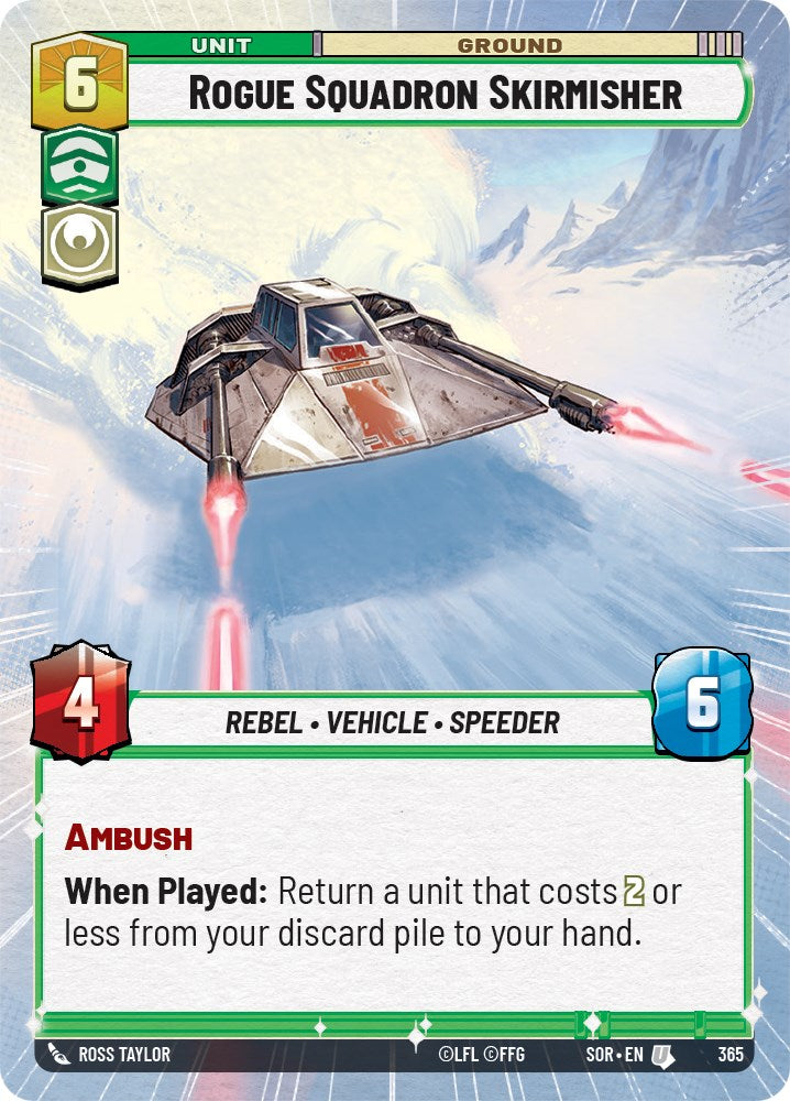 Rogue Squadron Skirmisher (Hyperspace) (365) [Spark of Rebellion] | Fandemonia Ltd
