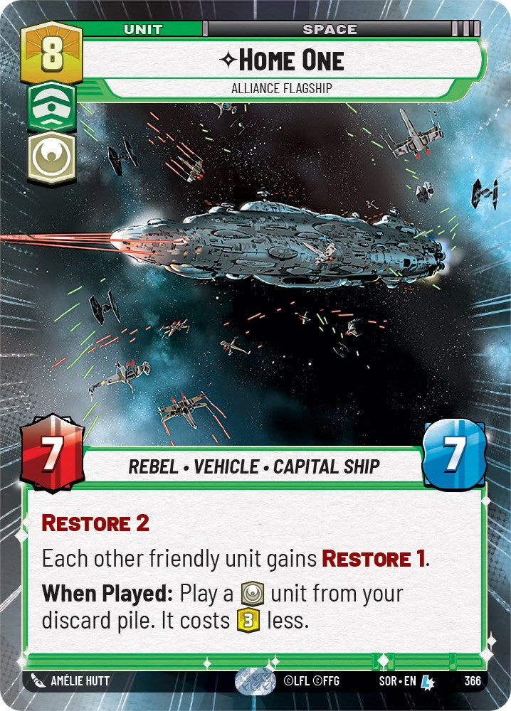 Home One - Alliance Flagship (Hyperspace) (366) [Spark of Rebellion] | Fandemonia Ltd