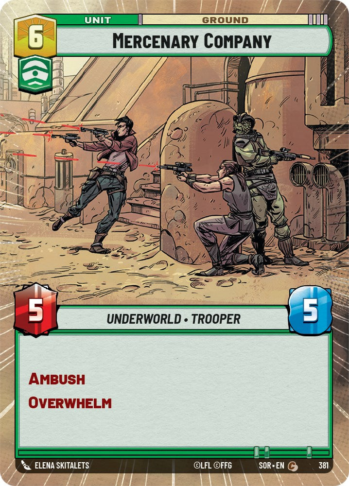 Mercenary Company (Hyperspace) (381) [Spark of Rebellion] | Fandemonia Ltd